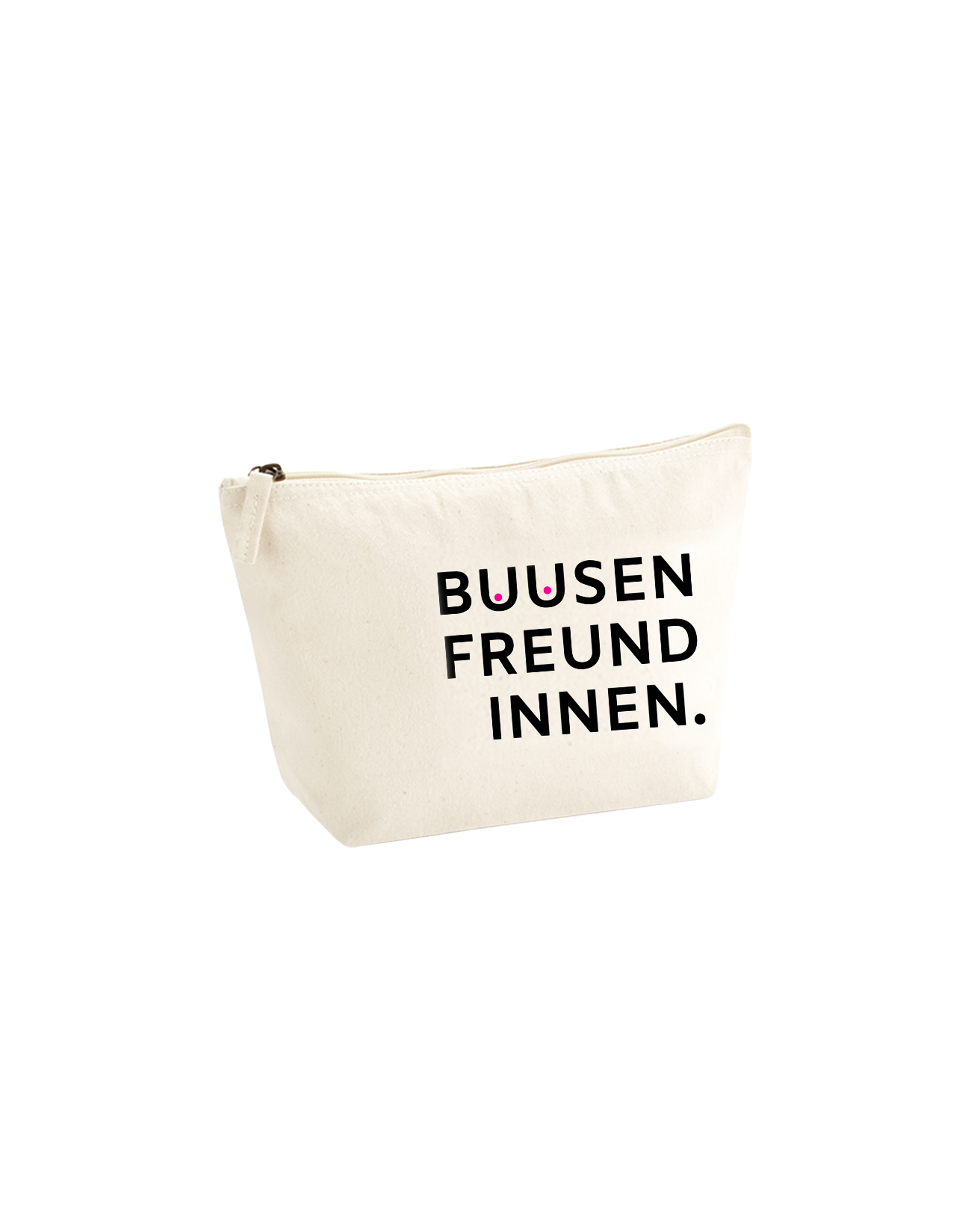 Kosmetiktasche "BUUSENFREUNDINNEN." natural